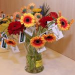 Blumen als Danke an Menschen die unsere SchülerInnen begleitet haben