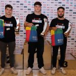 Vlnr.: Philipp Trella (2. Platz), Felix Haas (1. Platz), Abdülkadir Yayla (3. Platz)